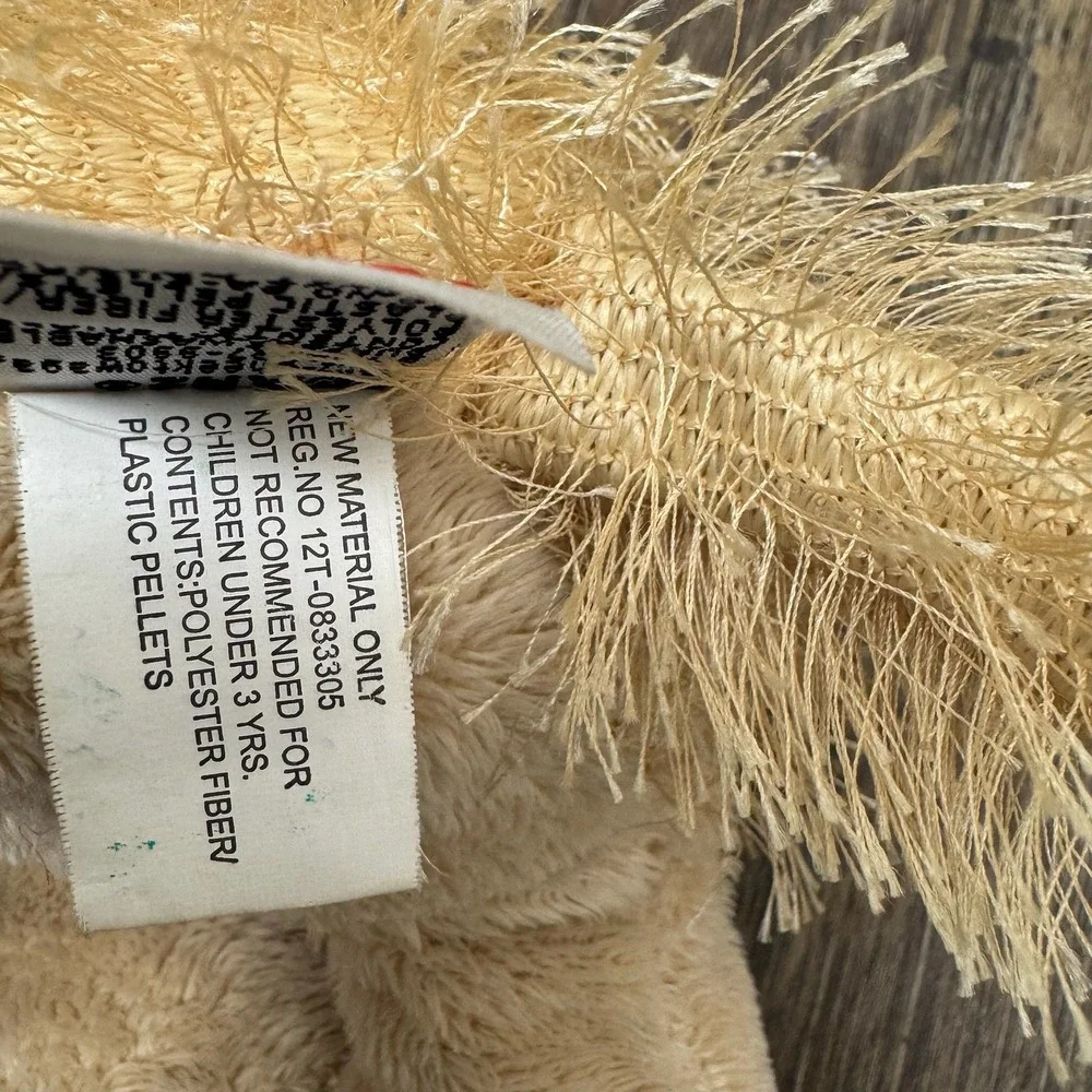 Webkinz Cuddles Plush Dog Shaggy Blonde Floppy‎ Ears Animal Toy